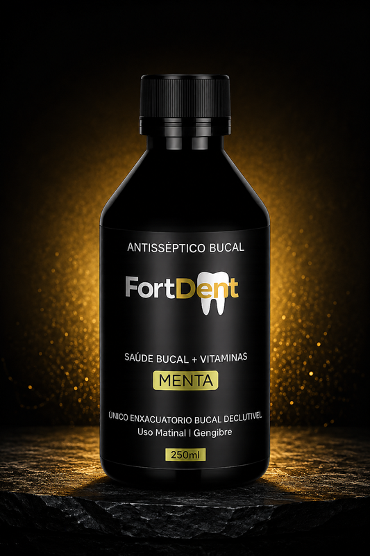 Antisséptico Bucal FortDent — Ritual Matinal & Noturno