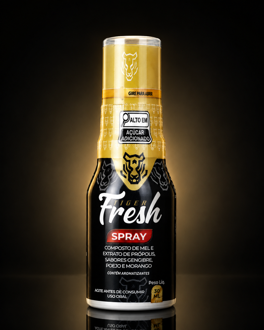 Fresh — Spray Bucal de Mel e Própolis com Gengibre, Poejo e Morango